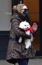 OLIVIA PALERMO Out with Her Dog in New York 03/17/2021