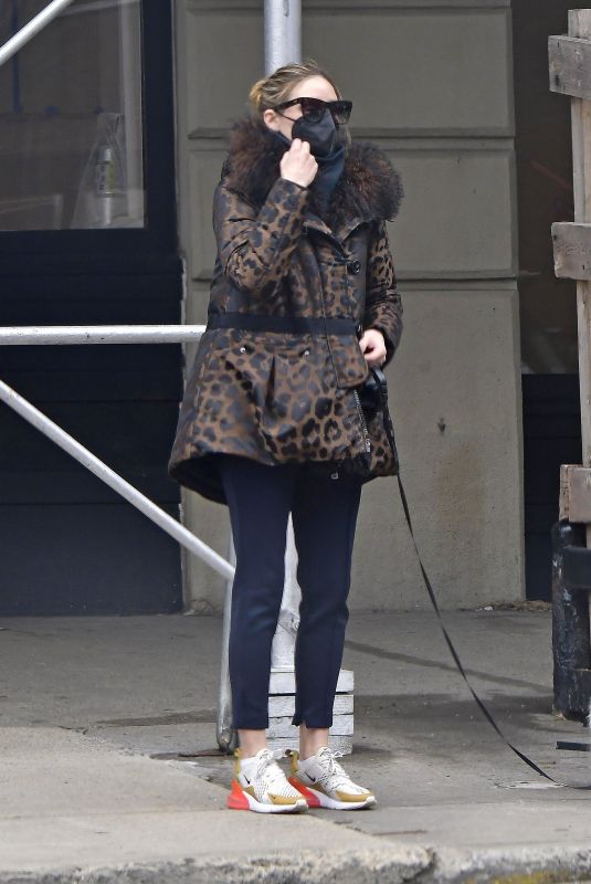 OLIVIA PALERMO Out with Her Dog in New York 03/17/2021