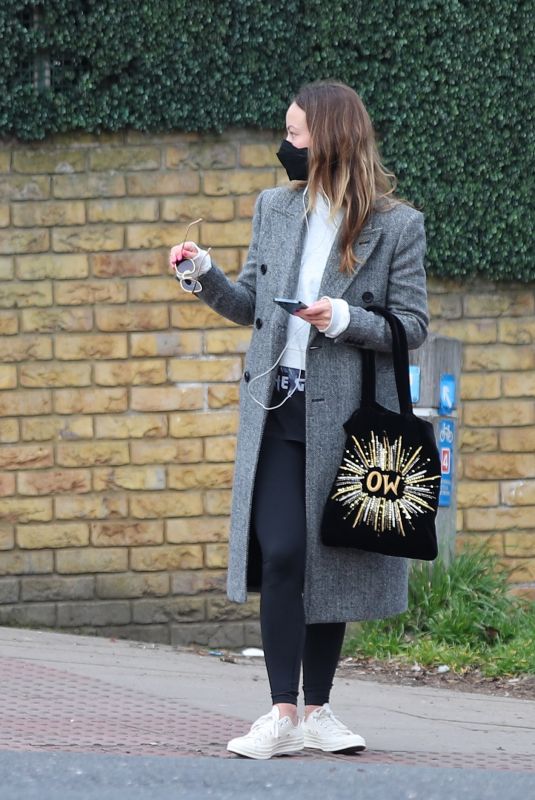 OLIVIA WILDE Out for Coffee in London 03/24/2021