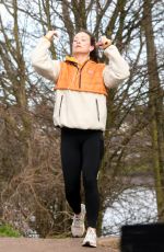 OLIVIA WILDE Out Jogging in London 03/12/2021