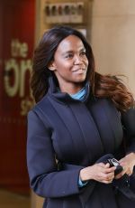 OTI MABUSE Presenting Strictly Fitness on Morning Live TV in London 03/19/2021