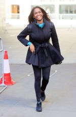 OTI MABUSE Presenting Strictly Fitness on Morning Live TV in London 03/19/2021