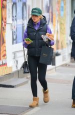 PAIGE LORENTZEN Out Shopping in New York 03/16/2021