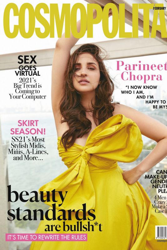 PARINEETI CHOPRA in Cosmopolitan Magazine, India February 2021
