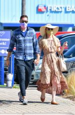 PARIS HILTON and Carter Reum at Malibu Coutnry Mart 03/06/2021