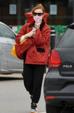 PHOEBE DYNEVOR Out Shopping in Manchester 03/28/2021