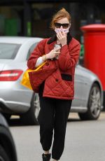 PHOEBE DYNEVOR Out Shopping in Manchester 03/28/2021