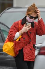 PHOEBE DYNEVOR Out Shopping in Manchester 03/28/2021