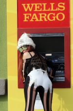 PHOEBE PRICE at a Tennis Courts and Wells Fargo ATM 03/19/2021