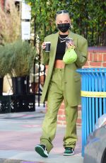 PIA MIA PEREZ Out for Coffee in West Hollywood 03/15/2021