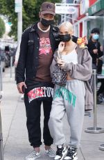 PIA MIA PEREZ Out Shopping on Melrose in West Hollywood 03/14/2021