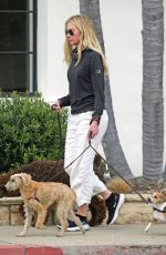 PORTIA DE ROSSI Out with Her Dog in Montecito 03/22/2021