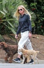 PORTIA DE ROSSI Out with Her Dog in Montecito 03/22/2021