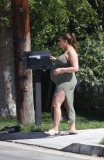 Pregnant BRITTANY CATWRIGHT Out in Los Angeles 03/19/2021
