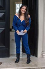 Pregnant CASEY BATCHELOR at Her Home in Hertfordshire 03/11/2021