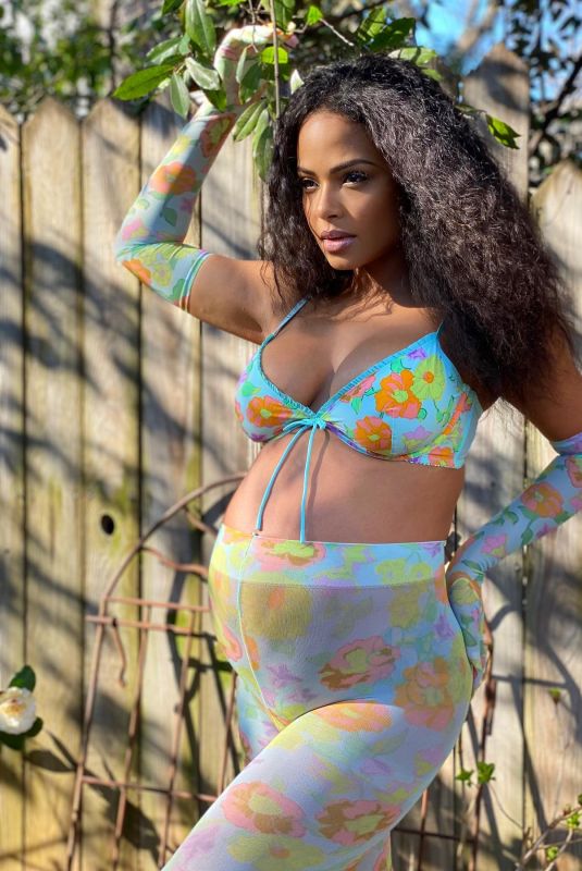 Pregnant CHRISTINA MILIAN for Savage x Fenty, March 2021
