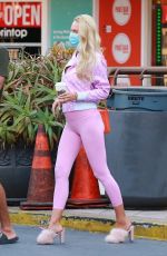 Pregnant CHRISTINE QUINN Out for Coffee in Los Angeles 03/06/2021