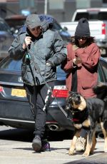 Pregnant EMILY RATAJKOWSKI and Sebastian Bear-mcclard Out with Their Dog in New York 03/07/2021