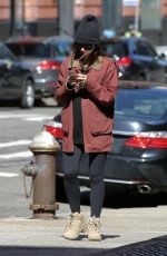 Pregnant EMILY RATAJKOWSKI and Sebastian Bear-mcclard Out with Their Dog in New York 03/07/2021
