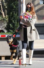 Pregnant EMILY RATAJKOWSKI Out with her Dog in New York 03/03/2021