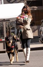 Pregnant EMILY RATAJKOWSKI Out with her Dog in New York 03/03/2021