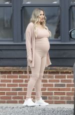 Pregnant GEORGIA KOUSOULOU at a Photoshoot in Essex Countryside 03/09/2021