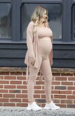 Pregnant GEORGIA KOUSOULOU at a Photoshoot in Essex Countryside 03/09/2021