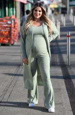 Pregnant GEORGIA KOUSOULOU on the Set of The Only Way is Essex 03/09/2021