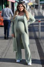 Pregnant GEORGIA KOUSOULOU on the Set of The Only Way is Essex 03/09/2021
