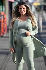 Pregnant GEORGIA KOUSOULOU on the Set of The Only Way is Essex 03/09/2021