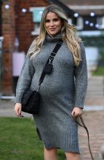 Pregnant GEORGIA KOUSOULOU on the Set of The Only Way is Essex 03/14/2021