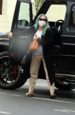 Pregnant HILARY DUFF Heading to Workout in Los Angeles 03/07/2021