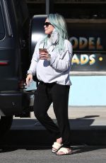 Pregnant HILARY DUFF Out for Ice Cream in Los Angeles 03/05/2021