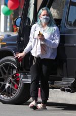 Pregnant HILARY DUFF Out for Ice Cream in Los Angeles 03/05/2021