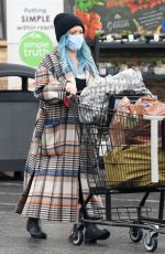 Pregnant HILARY DUFF Shopping for Groceries in Los Angeles 03/11/2021