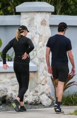 Pregnant KARLIE KLOSS Out in Miami 03/06/2021
