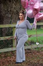 Pregnant LAUREN GOODGER on the Set of a Photoshoot in London 03/23/2021