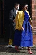PRIYANKA CHOPRA and Nick Jonas Leaves a Studio in London 03/15/2021