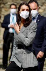 QUEEN LETIZIA OF SPAIN at Andorra State Visit 03/26/2021