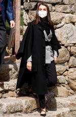 QUEEN LETIZIA OF SPAIN at Andorra State Visit 03/26/2021