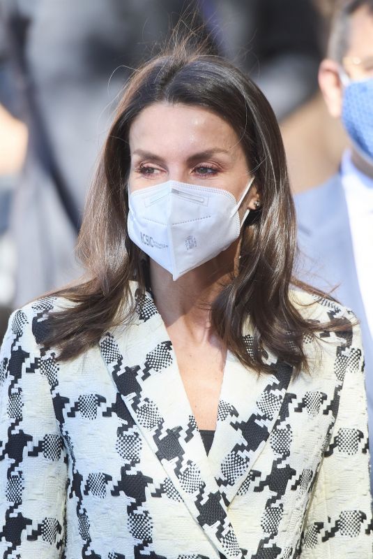 QUEEN LETIZIA OF SPAIN at Princess of Girona Foundation Award 2021 in Toledo 03/17/2021