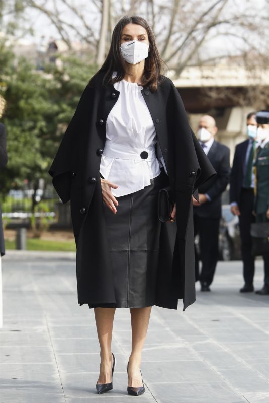 QUEEN LETIZIA OF SPAIN at Rare Disease Day 2021 in Madrid 03/05/2021