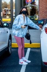 RACHAEL KIRKCONNELL Leaves a Hair Salon in Atlanta 02/21/2021
