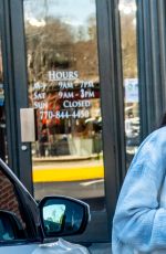 RACHAEL KIRKCONNELL Leaves a Hair Salon in Atlanta 02/21/2021