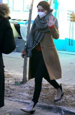 RACHEL BROSNAHAN on the Set of The Marvelous Mrs Maisel in New York 03/02/2021