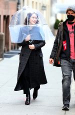 RACHEL BROSNAHAN on the Set of The Marvelous Mrs Maisel in New York 03/04/2021