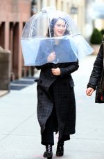 RACHEL BROSNAHAN on the Set of The Marvelous Mrs Maisel in New York 03/04/2021