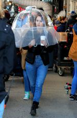 RACHEL BROSNAHAN on the Set of The Marvelous Mrs Maisel in New York 03/10/2021