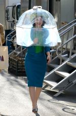 RACHEL BROSNAHAN on the Set of The Marvelous Mrs Maisel in New York 03/10/2021