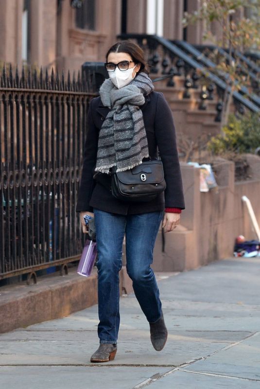 RACHEL WEISZ Out and About in Brooklyn 03/09/2021